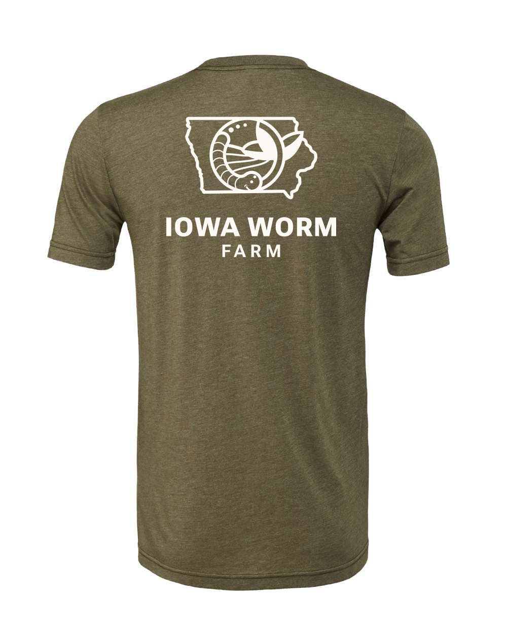 Iowa Worm Farm Work Tee - Adult (Green) (2.0)