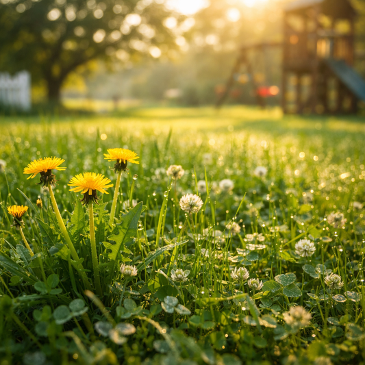A Healthy Lawn and a Beautiful Lawn Are Not Opposites
