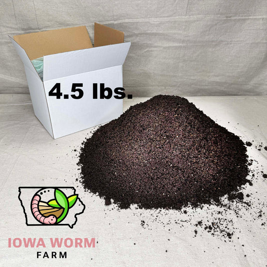 4.5 lb. 100% Worm Castings / Vermi-Compost - Soil Amendment for Thriving Plants