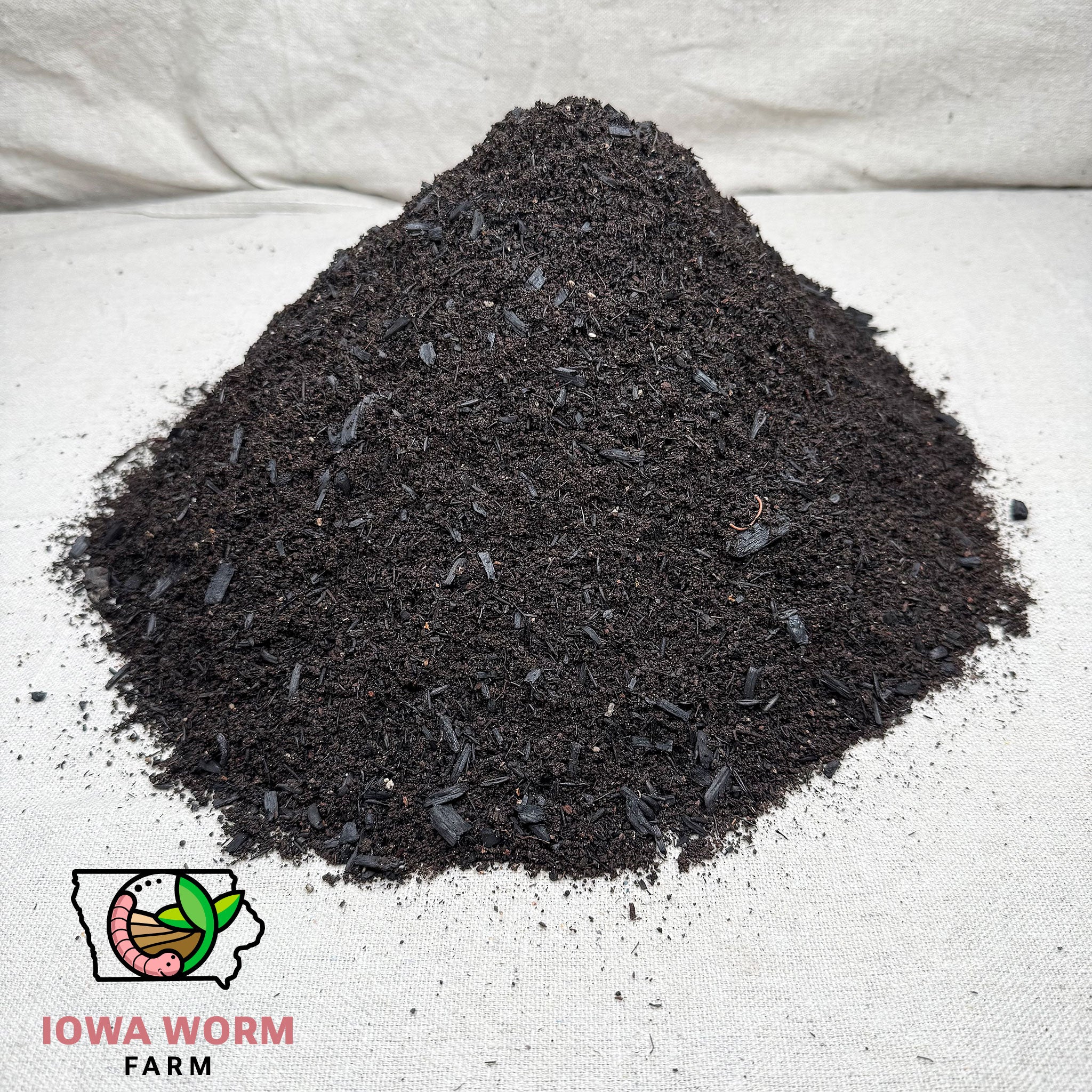Bioblend Atlas BioBlend – Worm Castings & Biochar Blend | Iowa Worm Farm